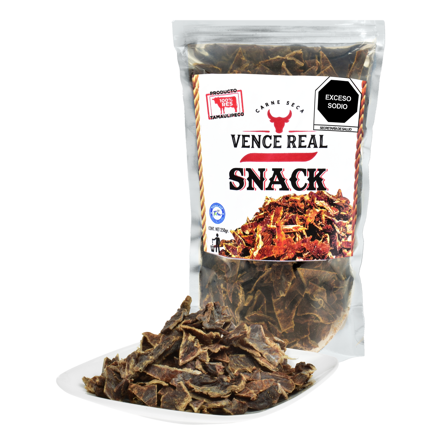 Carne Seca Snack Chipotle 250gr